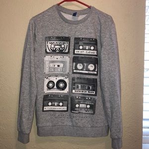 H&M Size S Cassette Sweatshirt
